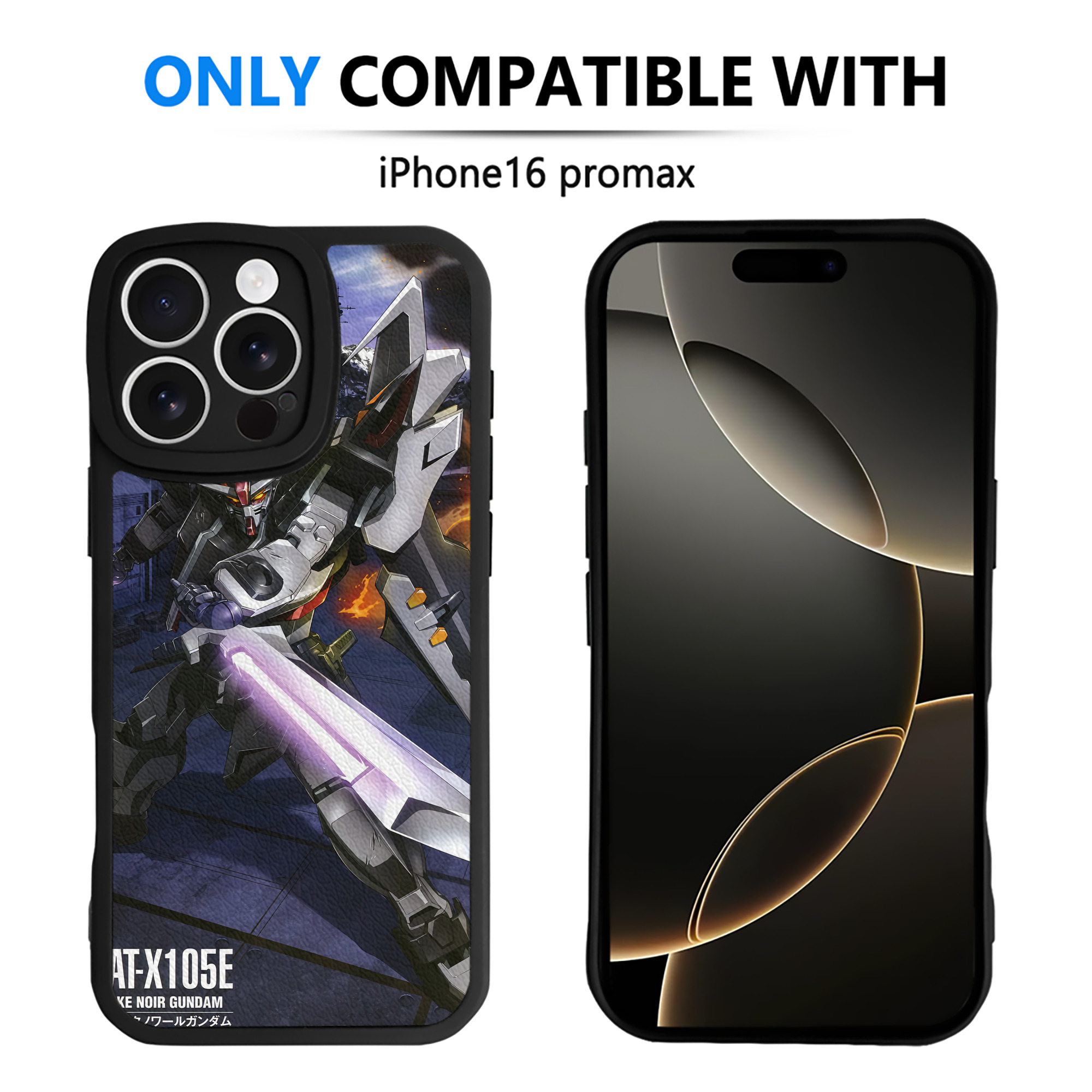 （画像用） 機動戦士ガンダム Mobile Suit Gundam 【iPhone 16シリーズ対応】シリコンスマホケース（レザー調） 材質：シリコン